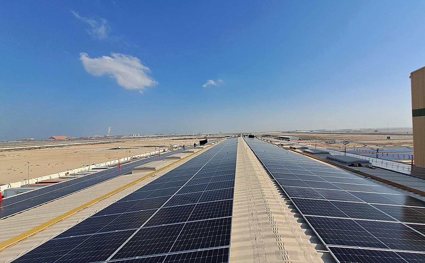 Al Dahra Food Industries KIZAD Port solar installation