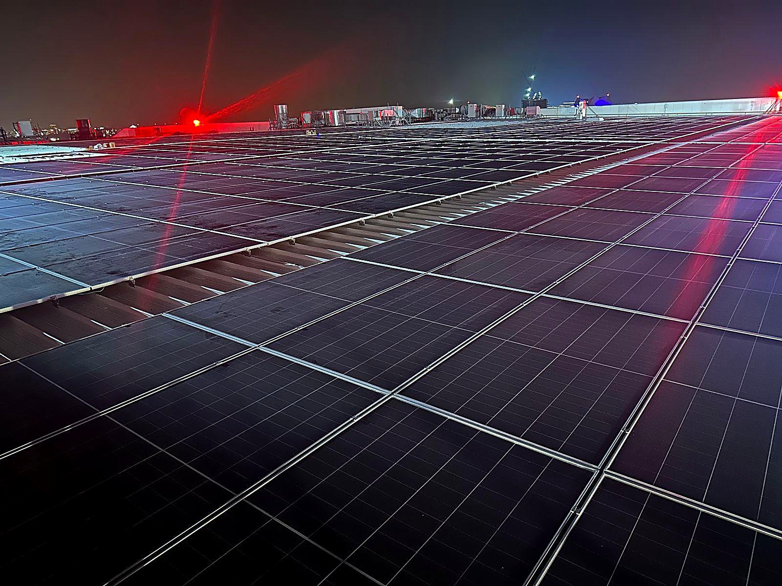 Sea World Yas Island Abu Dhabi solar installation